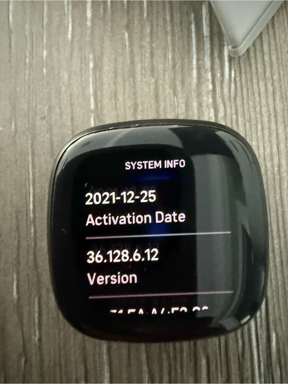Fitbit Versa3 With Grey Band
